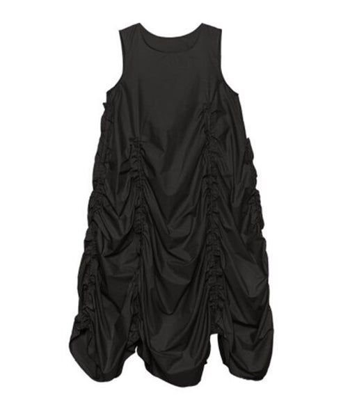 Ruched Balloon Silhouette Dress